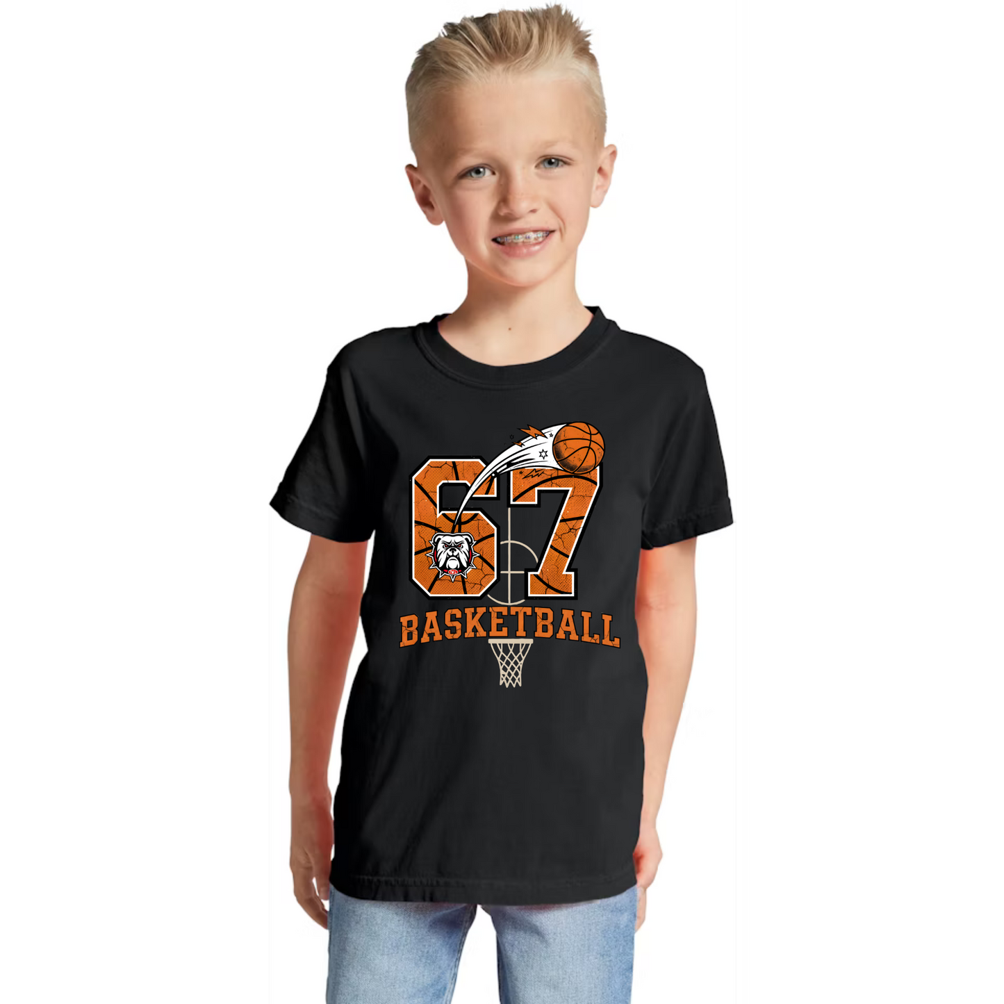 NORTH GWINNETT BASKETBALL "67" T-SHIRT YOUTH