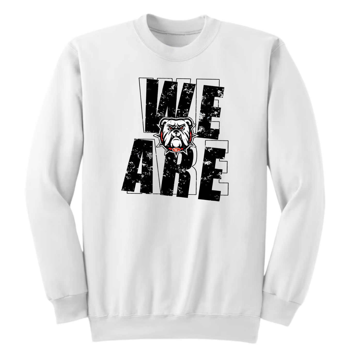 WE ARE GRUNDGE BULLDOG FLEECE CREW SWEATER ADULT