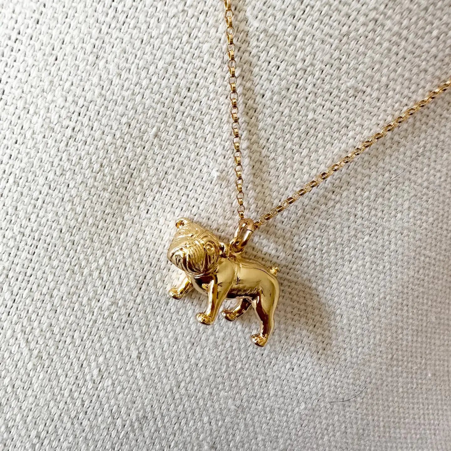 Bulldog Mascot Necklace