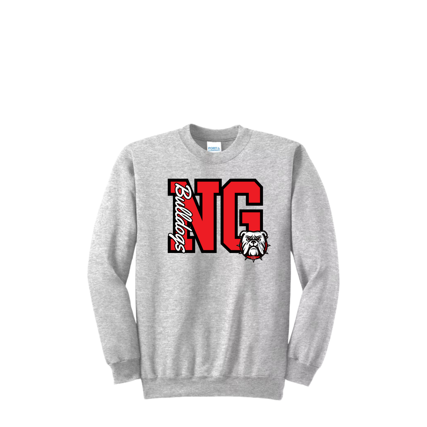 NG BULLDOGS FLEECE CREW YOUTH