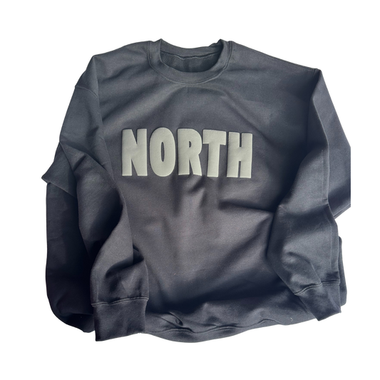 NORTH PUFF FLEECE CREW SWEATER ADULT
