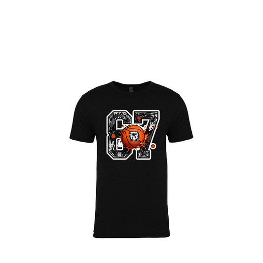 NORTH GWINNETT BASKETBALL "67" SCRIBBLE T-SHIRT ADULT