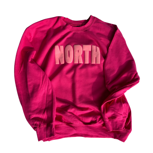 NORTH PUFF FLEECE CREW SWEATER ADULT