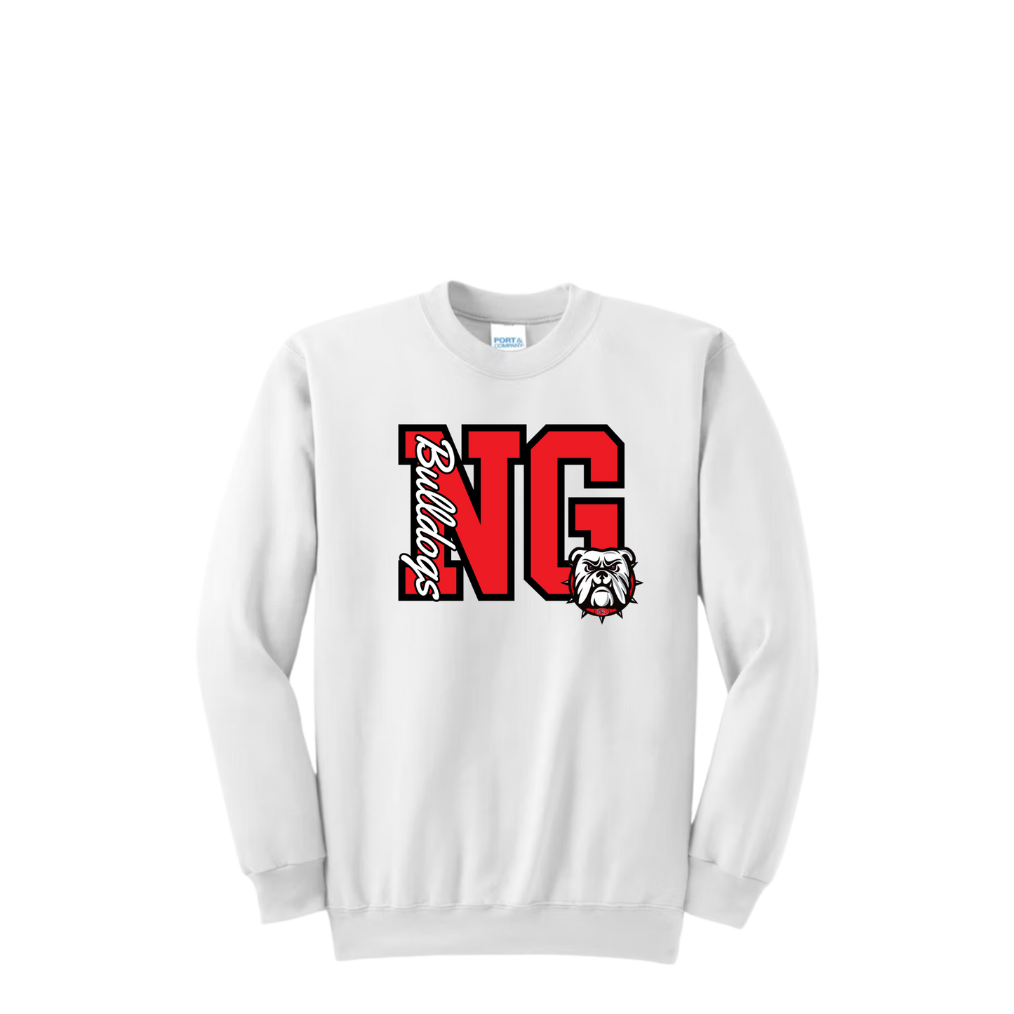 NG BULLDOGS FLEECE CREW YOUTH