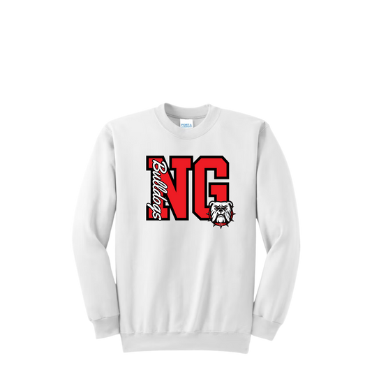 NG BULLDOGS FLEECE CREW ADULT